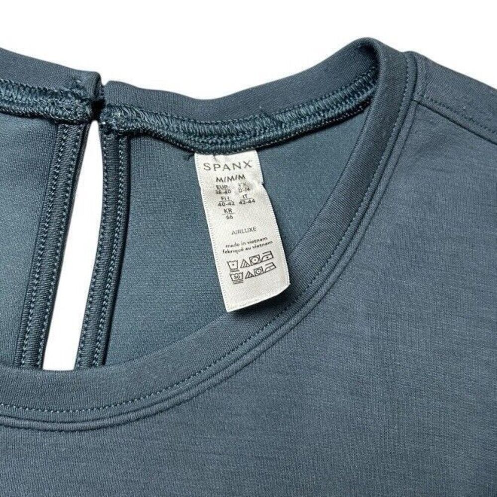 SPANX Short Sleeve Blue Romper Jumpsuit - Picture 7 of 10